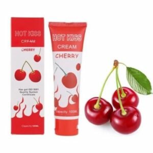 LOVEMEHONEY HOT KISS Cherry Water-Based Personal Lubricant – 100ml, Ultra-Silky Smooth, Long-Lasting Formula