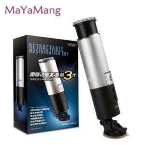 LoveMeHoney Incredible Leten X9 Automatic Hands-Free Piston Masturbator with 10 Levels of Rechargeable Speed – Realistic Sensation
