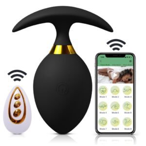 LOVEMEHONEY Smart App-Controlled Wireless Wellness Massager – 9 Frequency Modes, Silicone Relaxation Device