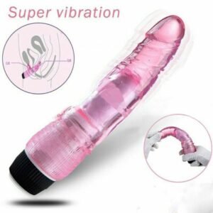 LOVEMEHONEY 7.4″ Jelly G Spot Vibrator – Realistic Multi-Speed Toy