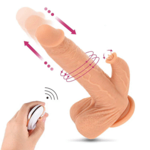 LOVEMEHONEY Thrusting Vibrating Dildo – 7 Vibration Modes for Intense Pleasure
