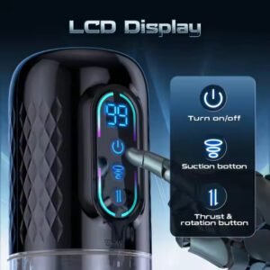 LoveMeHoney Automatic Male Masturbator – Hands-Free Realistic Stroker with Sound & Vibration